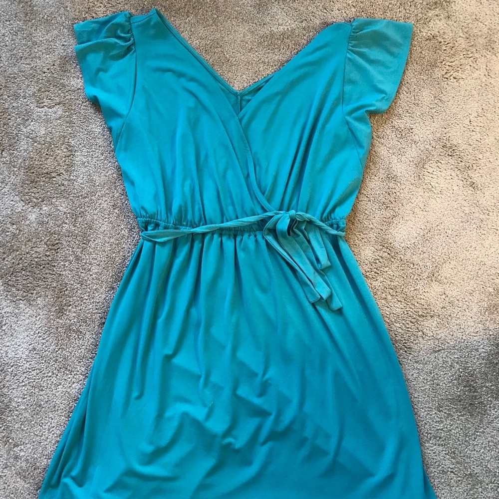 Teal dress, size 2x